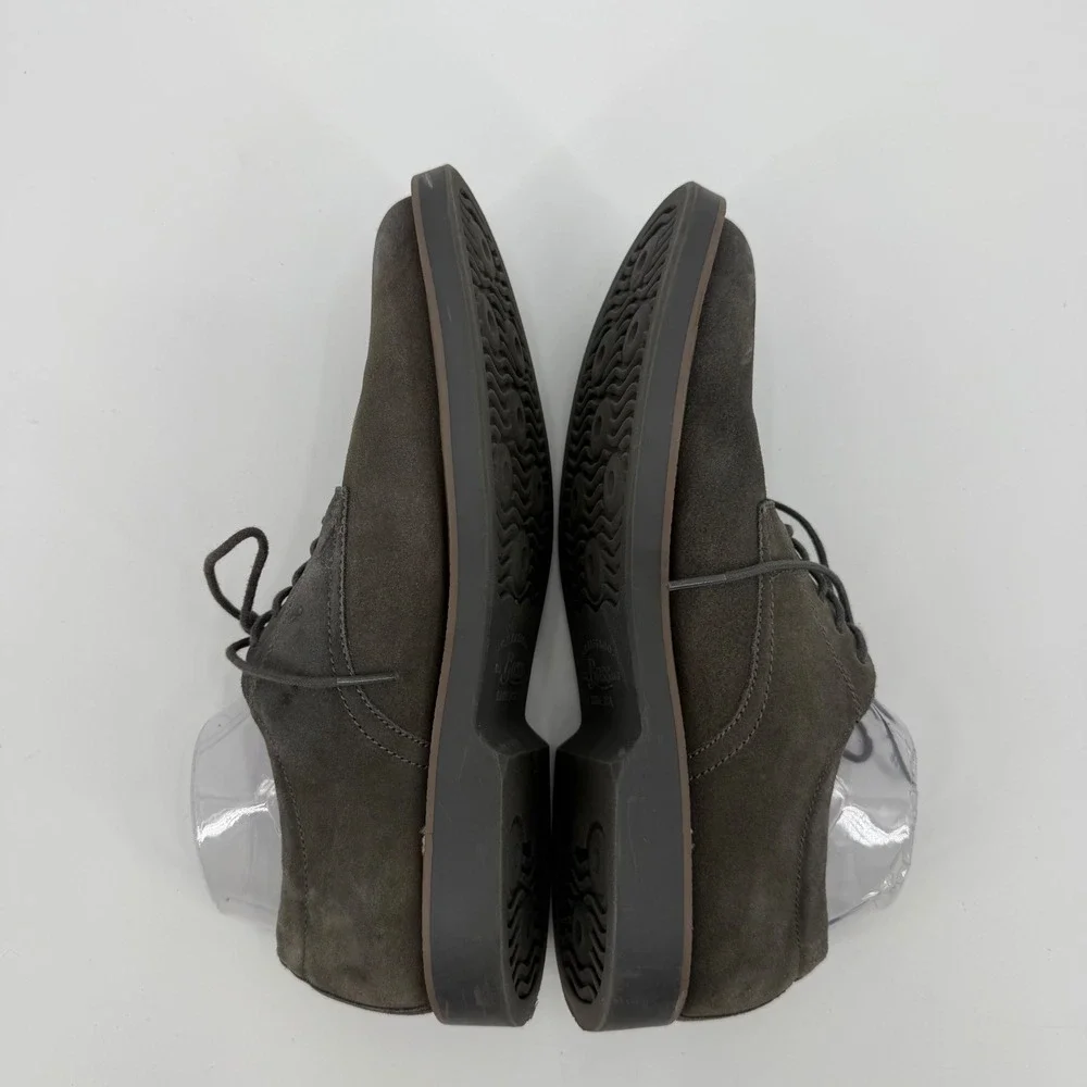 GH Bass Pasadena II Mens 8.5 M Grey Suede Oxford Buck Shoes 0026-1915-010
